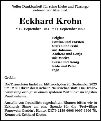 Eckhard Krohn