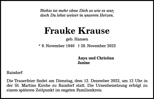 Frauke Krause