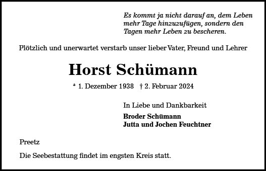 Horst Schümann