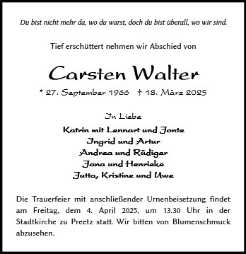 Carsten Walter