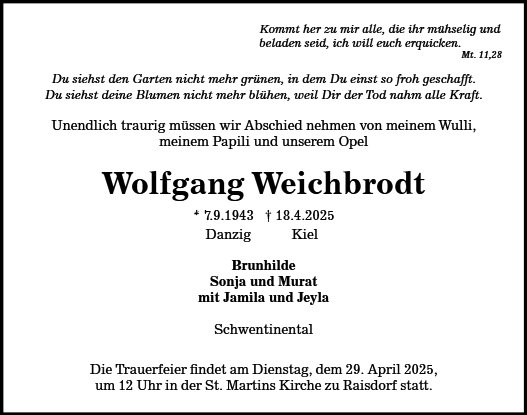 Wolfgang Weichbrodt