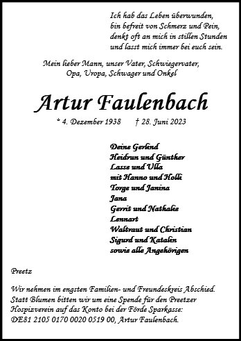 Artur Faulenbach