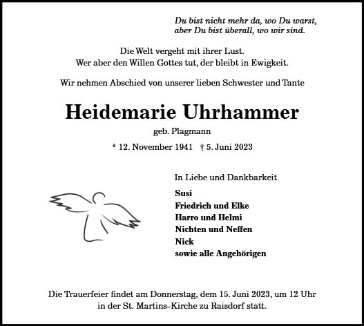 Heidemarie Uhrhammer