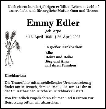 Emmy Edler