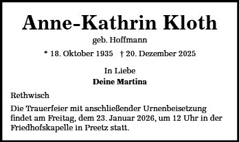 Anne-Kathrin Kloth
