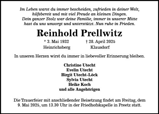 Reinhold Prellwitz