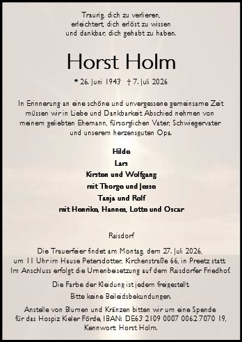 Horst Holm