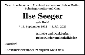 Ilse Seeger
