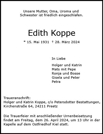 Edith Koppe