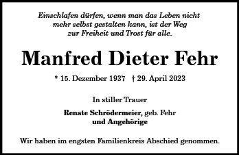 Manfred Dieter Fehr