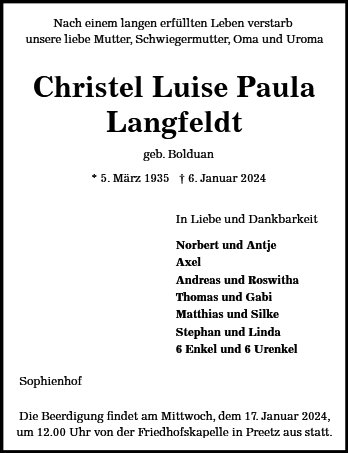 Christel Langfeldt