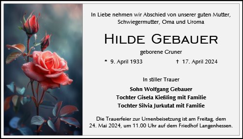 Hilde Gebauer