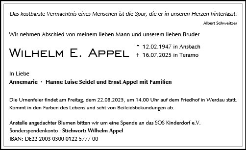 Wilhelm Appel