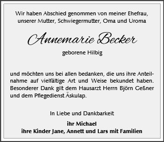 Annemarie Becker