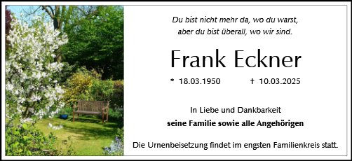 Frank Eckner