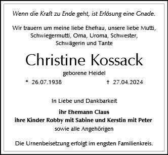 Christine Kossack
