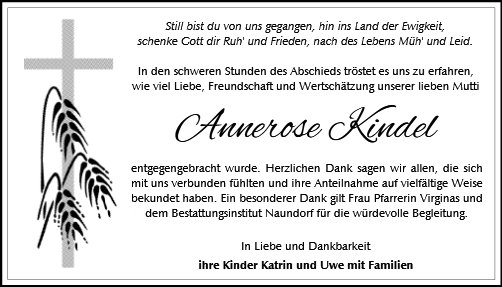 Annerose Kindel