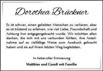 Dorothea Brückner
