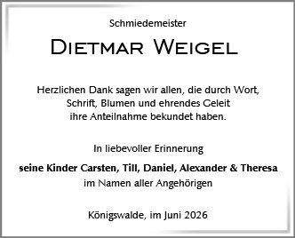 Dietmar Weigel