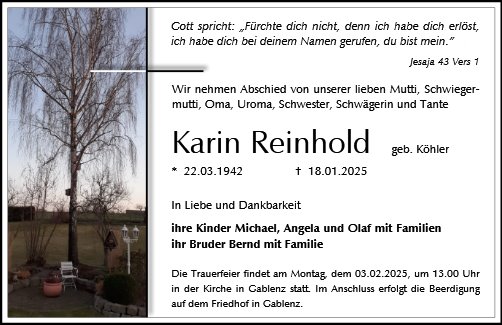 Karin Reinhold