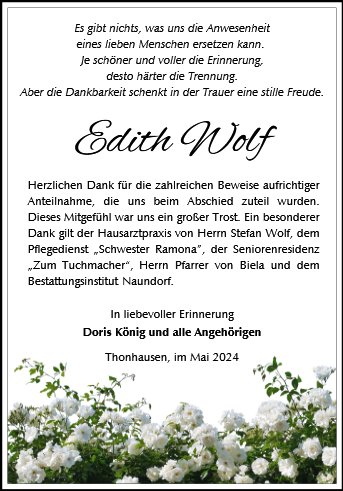 Edith Wolf