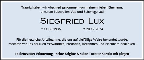 Siegfried Lux