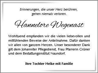 Hannelore Wegenast