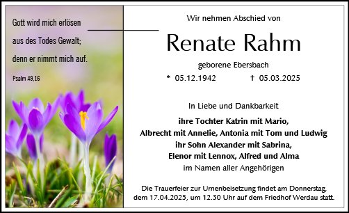 Renate Rahm
