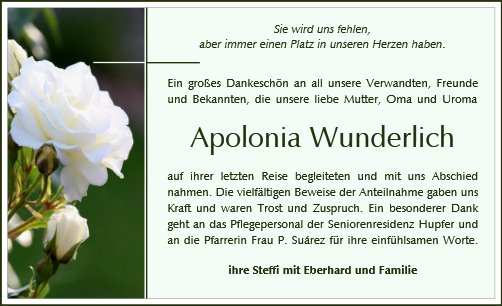 Apolonia Wunderlich