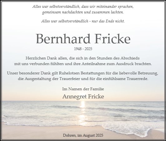Bernhard Fricke