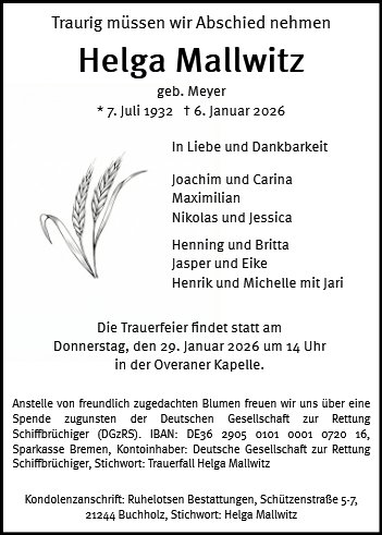Helga Mallwitz