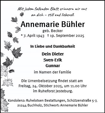 Annemarie Bühler