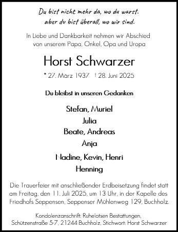 Horst Schwarzer