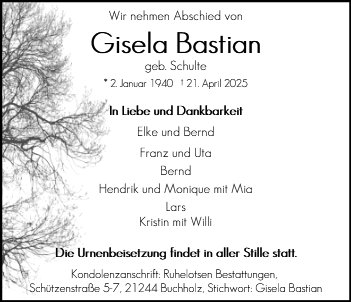 Gisela Bastian