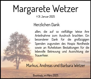 Margarete Wetzer