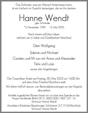 Hannelore Wendt