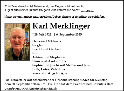 Karl Merklinger