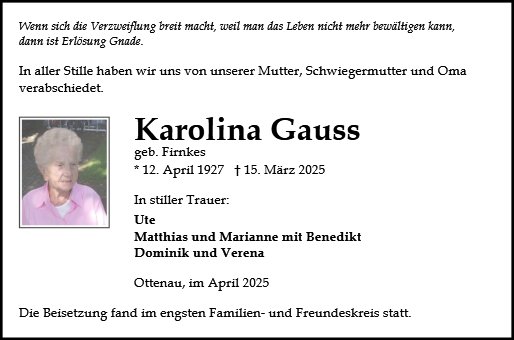 Karolina Gauss