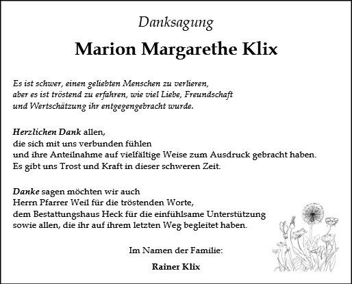 Marion Klix