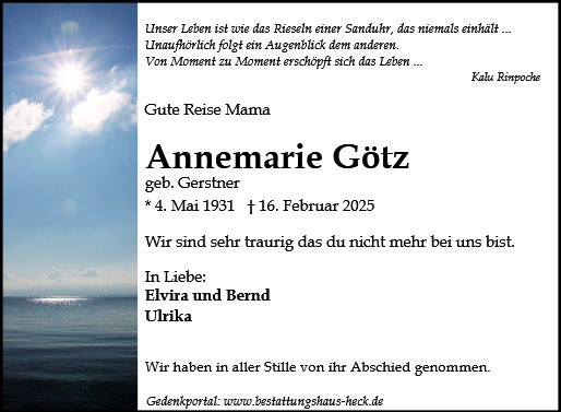 Annemarie Götz