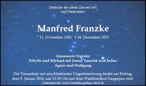 Manfred Franzke