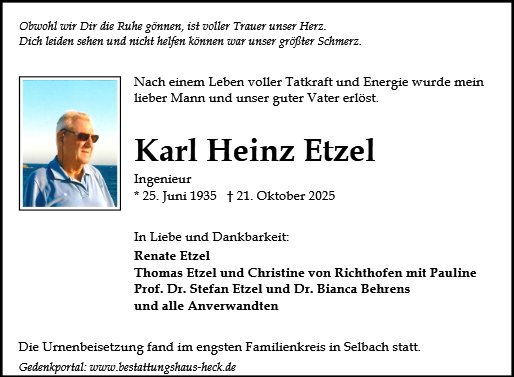 Karl Heinz Etzel