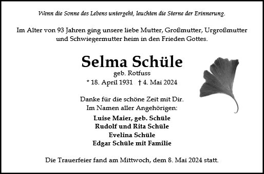 Selma Schüle