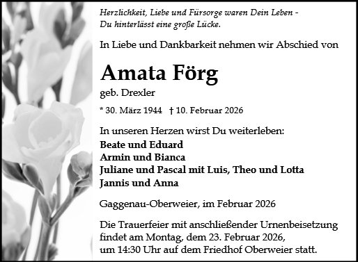 Amata Förg