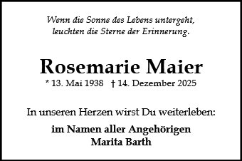Rosemarie Maier