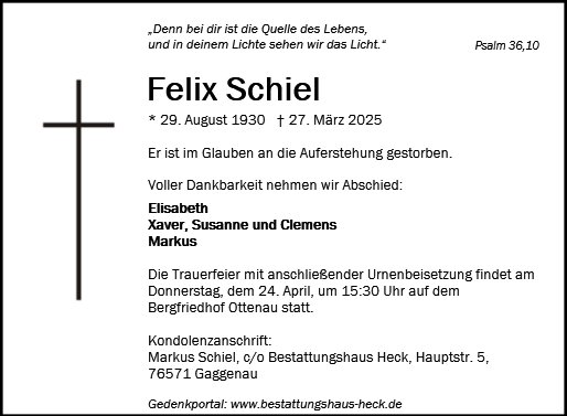 Felix Schiel