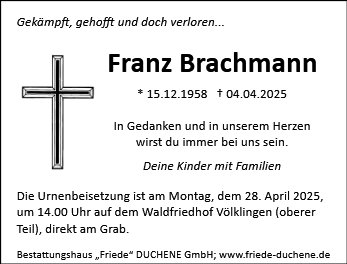 Franz Brachmann