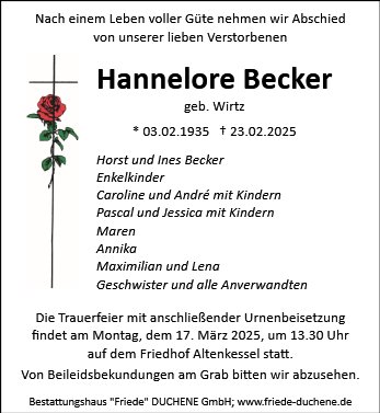 Hannelore Becker