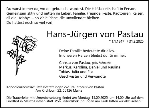 Hans-Jürgen von Pastau