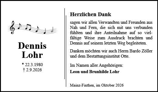 Dennis Lohr